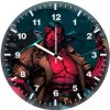 hellboy art 33 wall clock