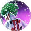 joker lego smiling np wall clock