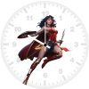 wonder woman art 5g wall clock