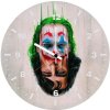 joker crowned clown uh wall clock