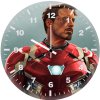 robert downery jr iron man art it wall clock