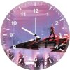 batman beyond on batpod zc wall clock