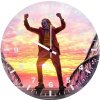 joker dancing on stairs kj wall clock