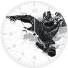 black panther art wa wall clock