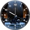 police about to arrest the batman od wall clock