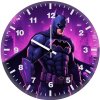 batman with gotham city syberpunk 17 wall clock