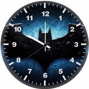batman emblem of justice rb wall clock