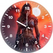 wonder woman fury of the amazon 2r wall clock