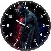 batman caped crusader rises pa wall clock