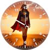 supergirl girl of steel eg wall clock