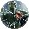 black wdiow and hulk bf wall clock