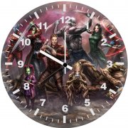 art guardians of galaxy vol zu wall clock