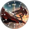 spiderman v goblin w5 wall clock