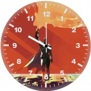 batman flame torch jz wall clock