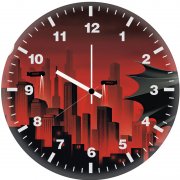 batman the animated series red world jj wall clock