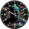 batman and butterflies j0 wall clock