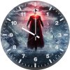 man of steel artwork 9l wall clock