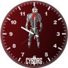 cyborg illustration n4 wall clock