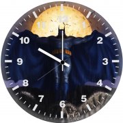 batman illustration xw wall clock