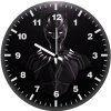 black panther lowpoly minimalist 3g wall clock