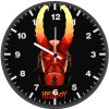 hellboy minimalism e8 wall clock
