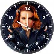 art of black widow 57 wall clock