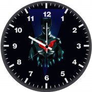 future dark knight avenger on wall clock