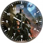 batman and catwoman forbidden love tn wall clock