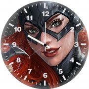 batgirl arts hd 7o wall clock