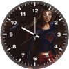 supergirl paint artwork 34 wall clock