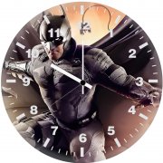 batman gliding in 8y wall clock