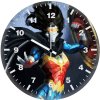 iron wonder woman pm wall clock