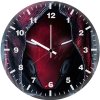 red hood with gun in hand 5f wall clock