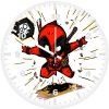deadpool 2 art 3h wall clock