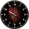 flash skull y4 wall clock