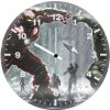 iron hulkbuster and hulk fight artwork 1u wall clock
