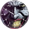 joker smile 0o wall clock