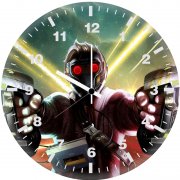 artwork of star lord ig wall clock