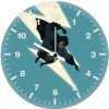 batman heroism ld wall clock