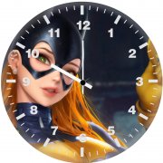 batgirl an wall clock