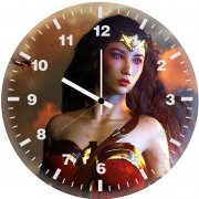 power courage wonder woman s7 wall clock