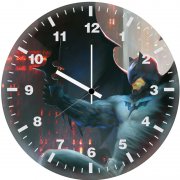 batman 4kartwork d3 wall clock