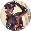cat woman with rope comic art vb wall clock