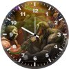 venom vs bane arm wrestling zh wall clock