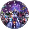 marvel avengers superheroes cosplay js wall clock