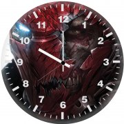 red hood mask 7j wall clock