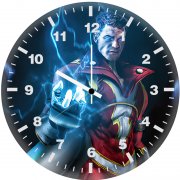 shazam beast on e6 wall clock