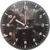 deadpool reading book and guns le wall clock