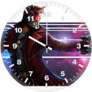 star lord artwork al wall clock