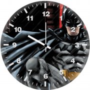 just a batman hanging out ar wall clock